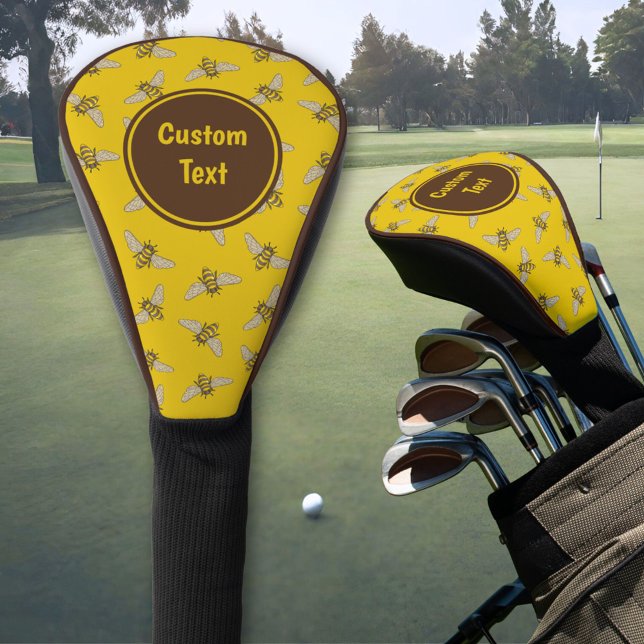 Couvre-club De Golf Motif abeilles (Créateur téléchargé)