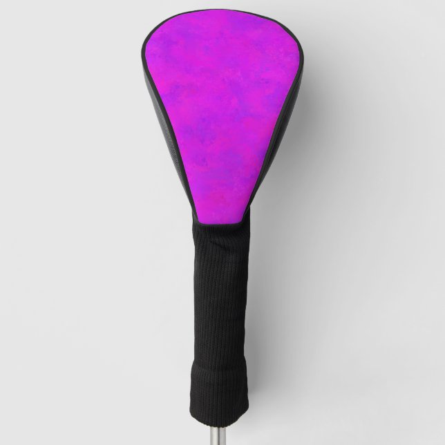 Couvre-club De Golf Motif Abstrait rose pourpre (Devant)