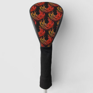 Couvre-club De Golf Motif artistique abstrait élégant bohème moderne m