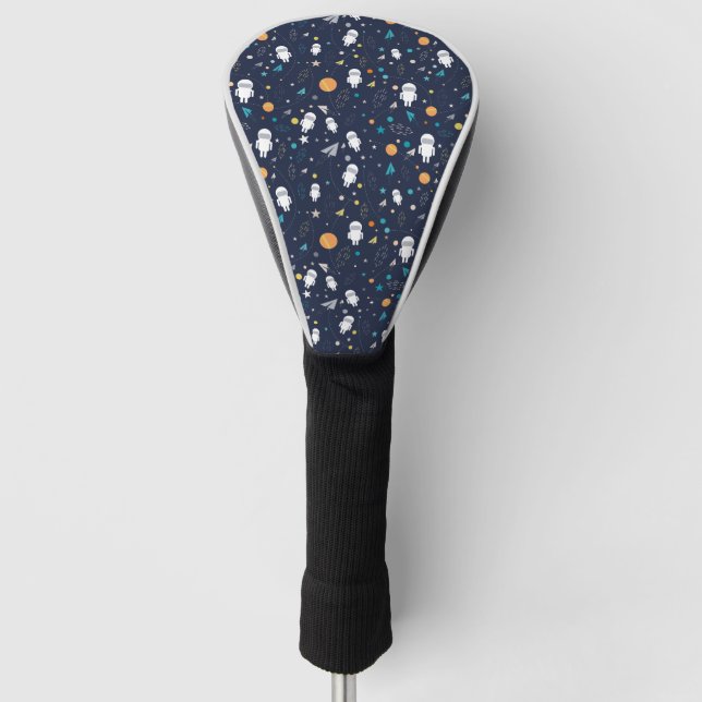 Couvre-club De Golf motif astronaute (Devant)