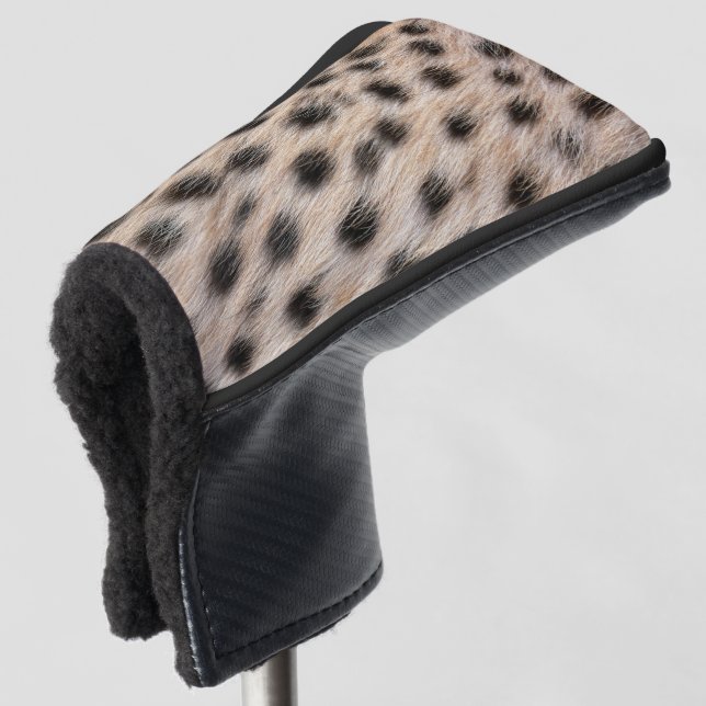 Couvre-club De Golf Motif Cheetah (Devant 3/4)