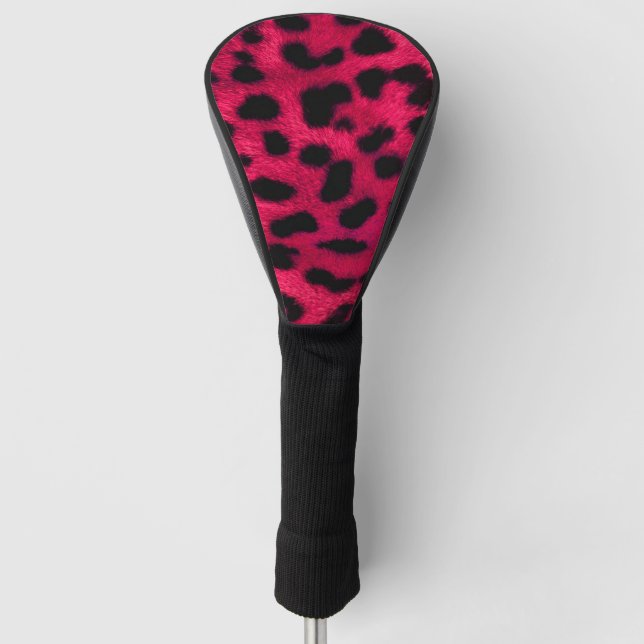 Couvre-club De Golf Motif Cheetah (Devant)