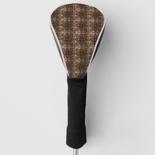 Couvre-club De Golf Motif de bois sculpté gothique (3)
