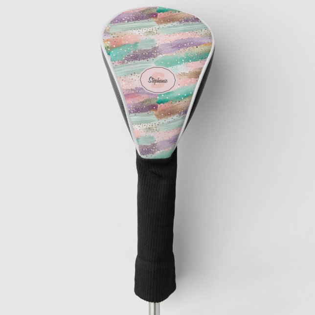 Couvre-club De Golf Motif de brosse diagonale dynamique (2) (Devant)