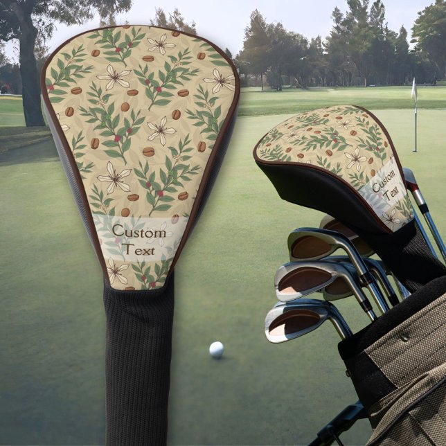 Couvre-club De Golf Motif de café (Créateur téléchargé)