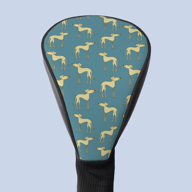 Couvre-club De Golf Motif de chiens Sloughi (Sloughi dog pattern golf head cover)