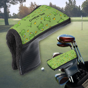 Couvre-club De Golf Motif de dessin animé de grenouille