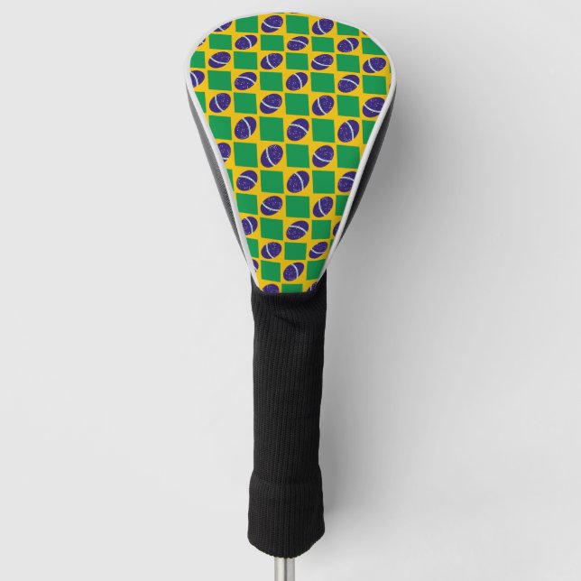 Couvre-club De Golf motif de drapeau du Brésil (Devant)