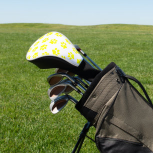 Couvre-club De Golf Motif De Pâtes, Patrouilles De Chien, Paws Jaunes