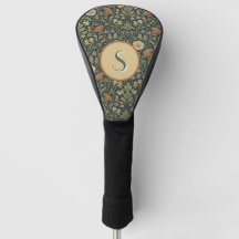 Motif de style vintage vert de William Morris