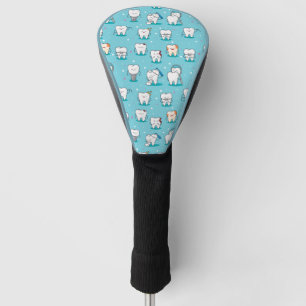 Couvre-club De Golf Motif dentaire mignon