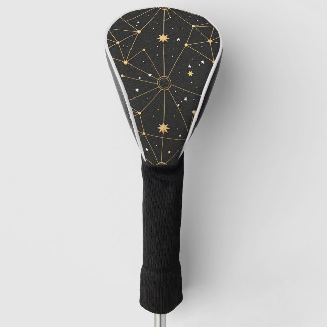 Couvre-club De Golf Motif d'étoile de constellation céleste (3) (Devant)