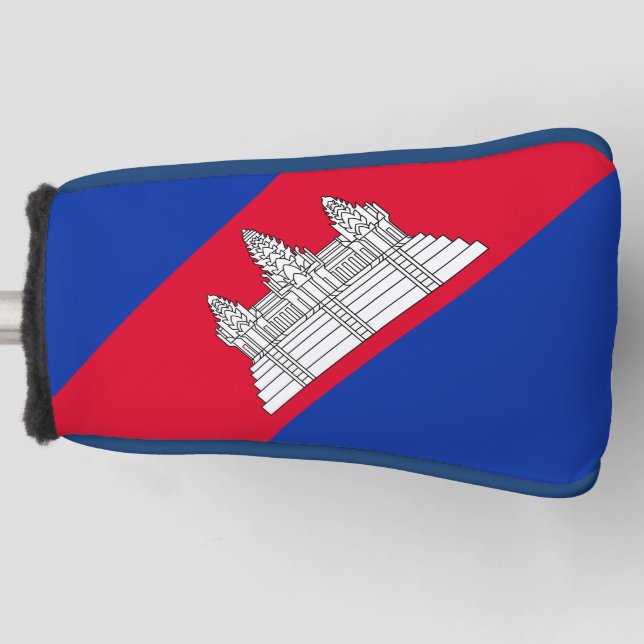 Couvre-club De Golf Motif du drapeau du Cambodge (Devant)