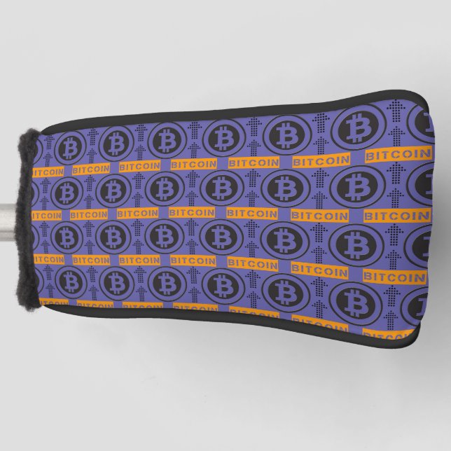 Couvre-club De Golf Motif du logo Bitcoin (Devant)