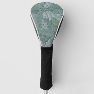 Couvre-club De Golf Motif feuille d'acanthe bleu sarcelle de William M