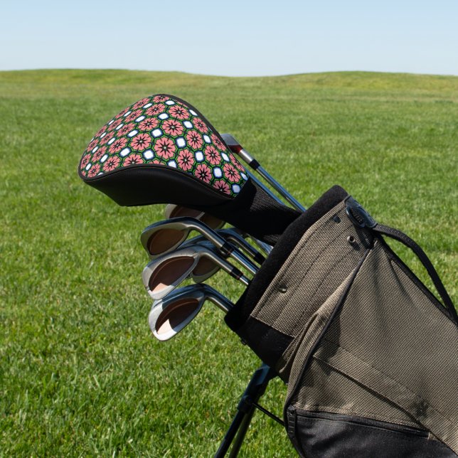Couvre-club De Golf Motif floral (In Situ)