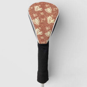Couvre-club De Golf Motif floral Red Lily de style William Morris