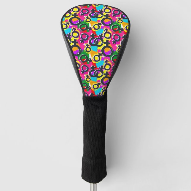Couvre-club De Golf Motif Gay pride de Neon (Devant)