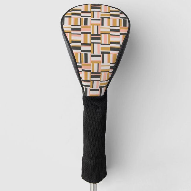 Couvre-club De Golf Motif géométrique de forme (Devant)