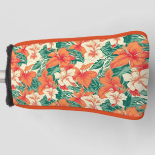 Couvre-club De Golf Motif Hawaiian Vibe esthétique Tropical Fleurs