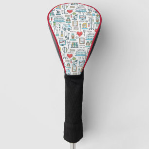 Couvre-club De Golf Motif Médicale de conception