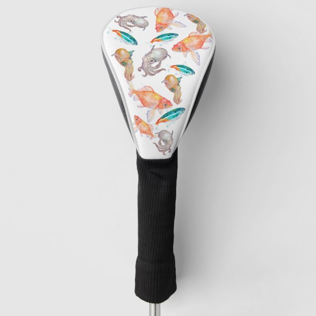 Couvre-club De Golf Motif nautique (Devant)
