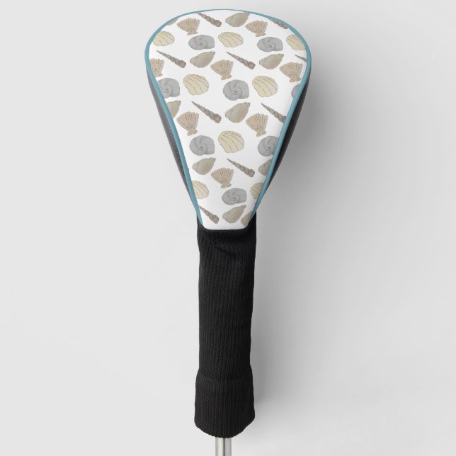 Couvre-club De Golf Motif Ocean Sea Shell (Devant)