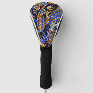 Couvre-club De Golf Motif Paisley Vintage, Dessin Floral Persan