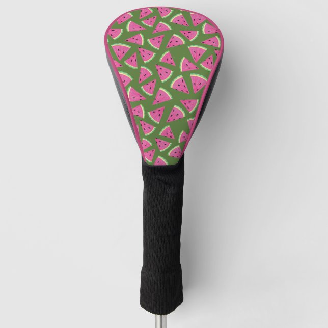 Couvre-club De Golf Motif Pastèque Tropicale (Devant)