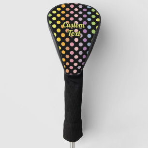Couvre-club De Golf Motif Pois Rainbow