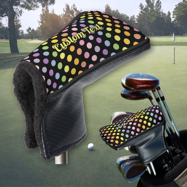 Couvre-club De Golf Motif Pois Rainbow (Créateur téléchargé)