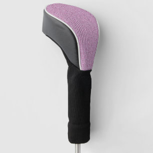 Couvre-club De Golf Motif rayé corduroy rose décontracté