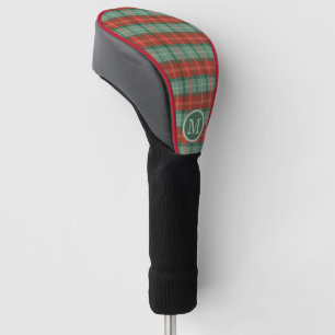 Couvre-club De Golf Motif rouge et vert
