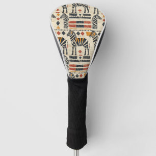 Couvre-club De Golf Motif Safari Tribal Bohème Zèbre
