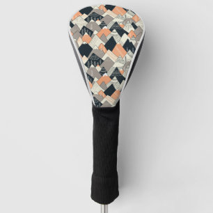 Couvre-club De Golf Motif scandinave de montagne de style