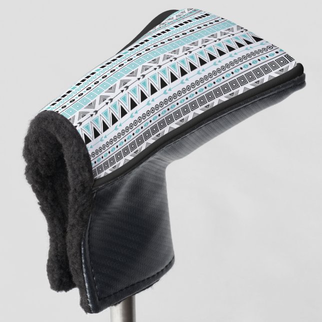 Couvre-club De Golf Motif tribal (Devant 3/4)
