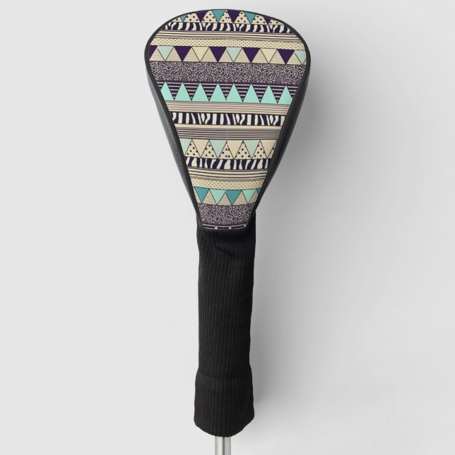 Couvre-club De Golf Motif tribal (Devant)
