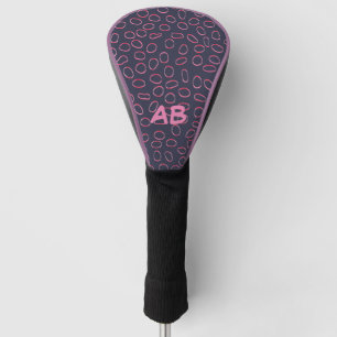 Couvre-club De Golf Motif unique personnalisable Monogramme