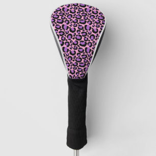 Couvre-club De Golf Motif Violet Pink Cheetah Leopard Amoureux des ani