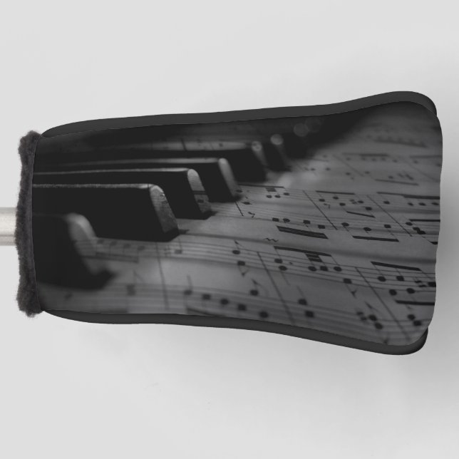 Couvre-club De Golf Music Piano Keys (Devant)