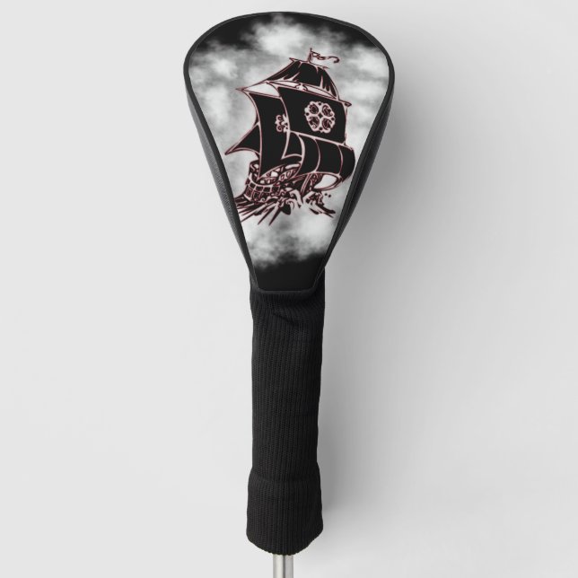 Couvre-club De Golf Navire pirate Nautique (Devant)