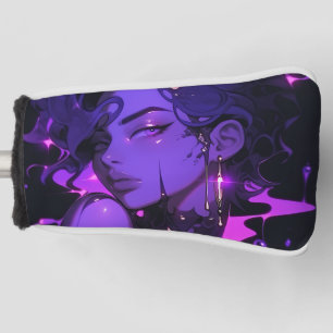 Couvre-club De Golf Neon violet Imaginaire Anime fille
