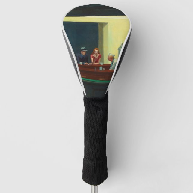 Couvre-club De Golf Nighthawks peinture par Edward Hopper  (Devant)