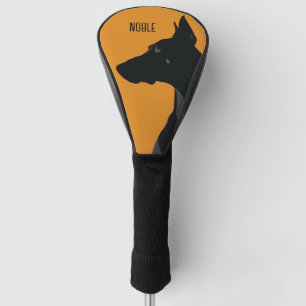 Couvre-club De Golf Noble noir Doberman