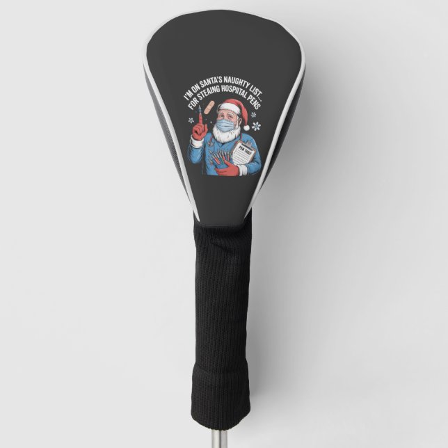 Couvre-club De Golf Noël 2026,  (Devant)