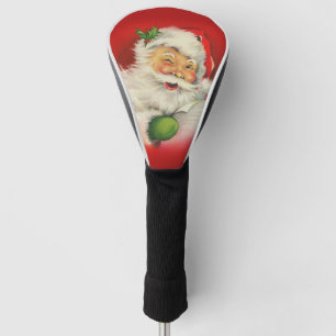 Couvre-club De Golf Noël du Père Noël vintage