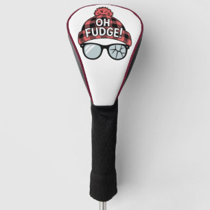 Couvre-club De Golf Noël Oh Fudge Vacances de Noël Humour de Fêtes