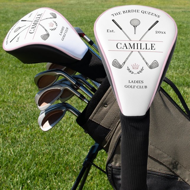 Couvre-club De Golf Nom de groupe de golf rose pour dames (Créateur téléchargé)