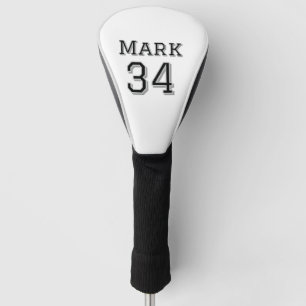 Couvre-club De Golf nom de l'équipe ajouter nom du joueur date sports