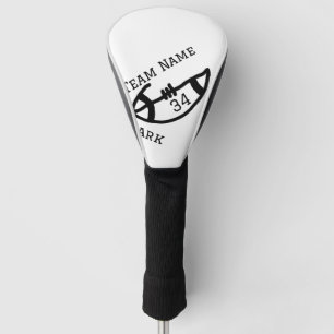 Couvre-club De Golf nom de l'équipe ajouter nom du joueur date sports